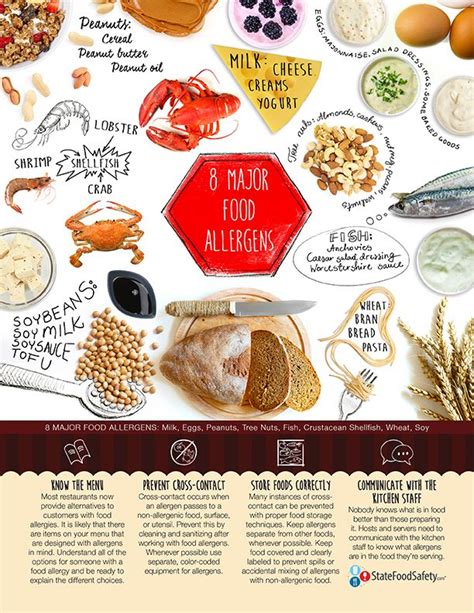 8 Major Food Allergens Poster To Keep Your Customers Safe You Need