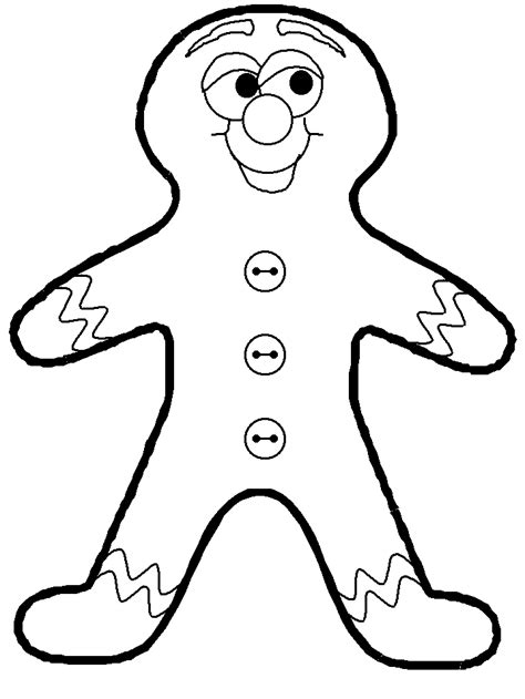 gingerbread man coloring pages coloring home