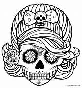 Coloring Pages Flaming Skull Getcolorings Skulls sketch template