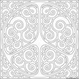 Coloring Peace Pages Mandala Sign Swirled Adult Doodling Colouring Color Ocean Getcolorings Print Getdrawings sketch template