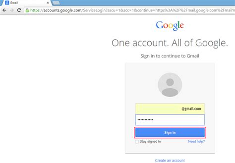 sign  existing gmail account www gmail  sign   account