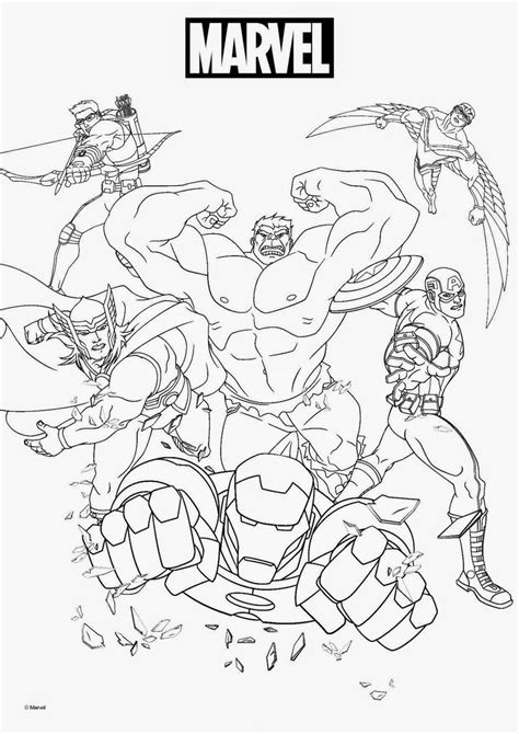 print marvel coloring pages  superhero coloring pages avengers