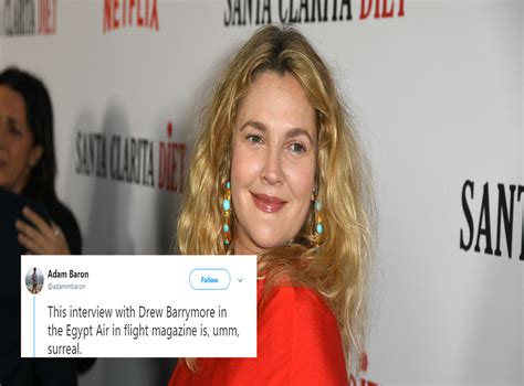 fake drew barrymore interview goes viral and it s the strangest thing