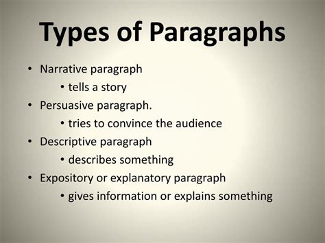 writing paragraphs powerpoint    id