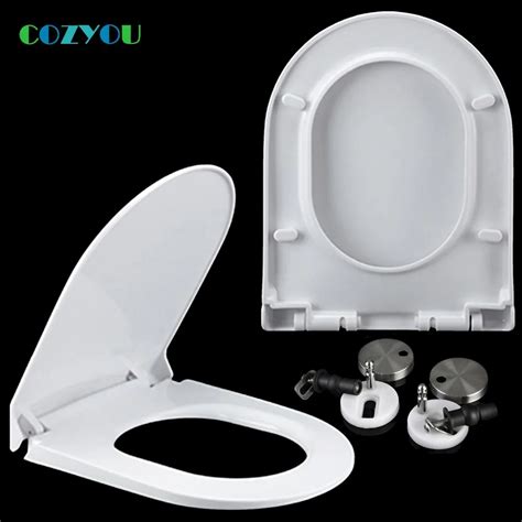 toilet seat set soft close elongated  type quick release easy