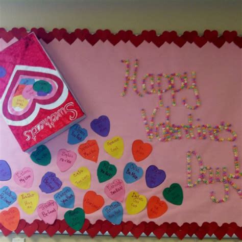 valentines day bulletin board february pinterest birthdays