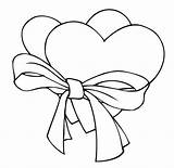 Coloring Things Color Pages Cute Hearts Print Printable Heart Bow Drawing Thing Christmas Clipart Mom Bows Computer Getcolorings Clip Popular sketch template