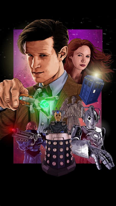 Arzt Der 11 Arzt Amy Pond Cyberman Dalek Hd Handy