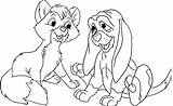 Coloring Hound Fox Pages Disney Colouring Print Dog Sheets Drawings Choose Board sketch template