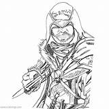 Assassin Xcolorings Ezio Arno Victor Dorian 1200px Ubisoft sketch template