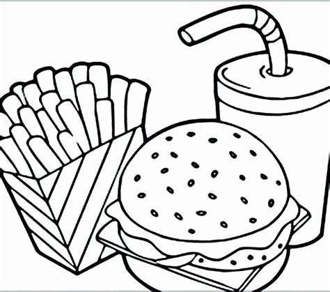coloring pages  breakfast food coloring pages