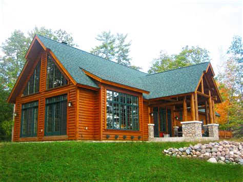 lake home window ideas google search prefab log homes  modular homes log homes