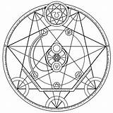 Transmutation Human Transmutacion Alchemy Cercle Circulos Alchemist Simboli Alchemici Fullmetal Spell Circulo Geometry sketch template