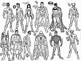 Coloring Superhero Pages Super Hero Marvel Justice League Superheroes Heroes Printable Print Batman Villains Color Kids Drawing Falcon Christmas Drawings sketch template