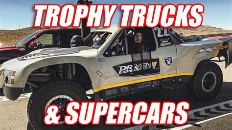 trophy truck supercar   speed vegas chasing dust youtube