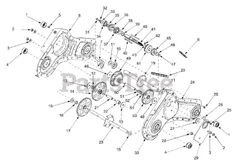 yard machines aab yard machines tiller  home depot transmission assembly parts