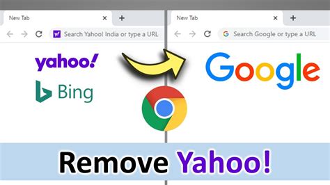 change yahoo  google  chrome remove yahoo search engine  chrome youtube