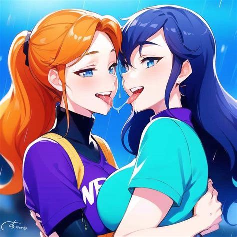 lesbians spit swapping ai mirror by hawk229 on deviantart