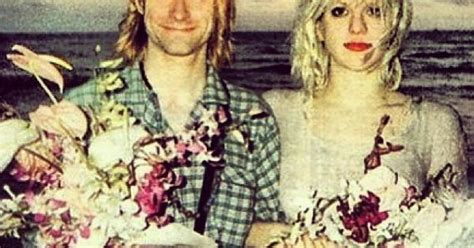 Kurt Cobain And Courtney Love At Their Wedding Sex Love Androck N Roll