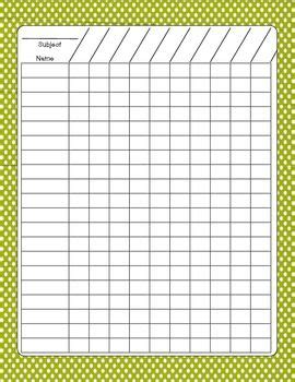data collection sheets student progress data collection sheets