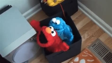 Elmo And Cookie Monster Have A Bit Too Much Fun Together