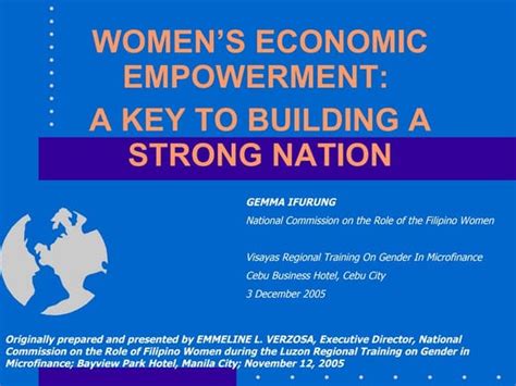 Womens Economic Empowerment