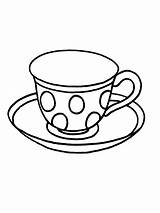 Tazza sketch template