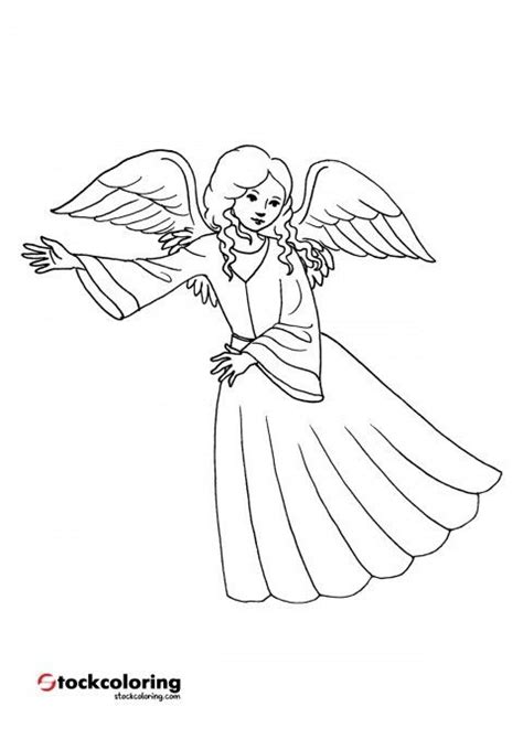 cute angel girl christmas coloring page girl coloring page coloring