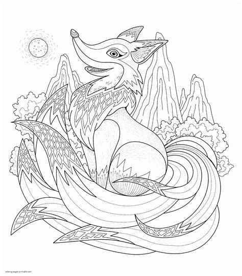 fox coloring pages  print coloring pages printablecom