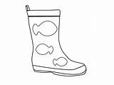 Coloring Boots Rain Pages Clipart Template Sketch Womens Snow Outline Sheet Library Templates sketch template