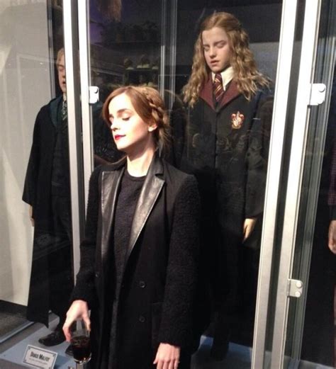 Harry Potter Star Emma Watson Pretends To Be Hermione Granger Waxwork