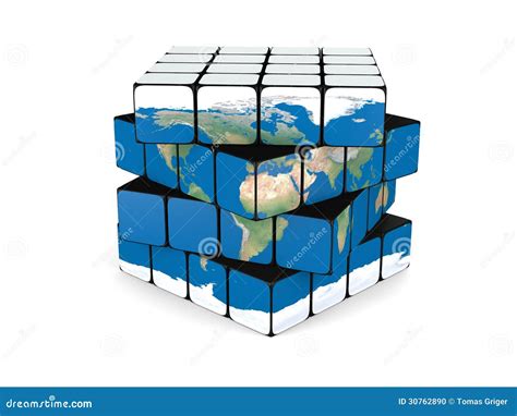 earth cube stock illustration illustration  terrain