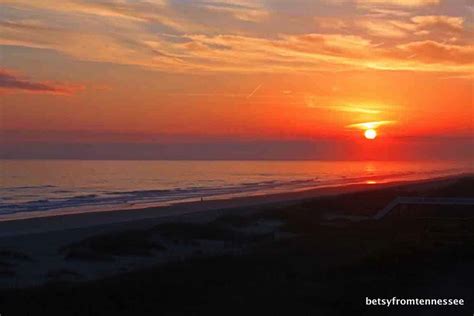 Betsy S Photo Blog Sunrise And Sunset From Ocean Isle Beach North