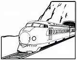 Bullet Train Drawing Coloring Pages Clipartmag sketch template