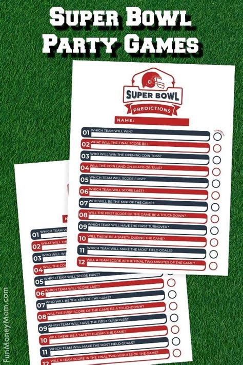super bowl party games superbowl party games superbowl party party