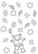 Herfst Vorm Blad Dobbelsteen Herfstbladeren Blaadjes Kleurplaten Gooien Herfstblaadjes Ogen sketch template
