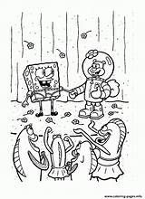 Coloring Sandy Spongebob Pages Printable Couple Color Print Online Book sketch template