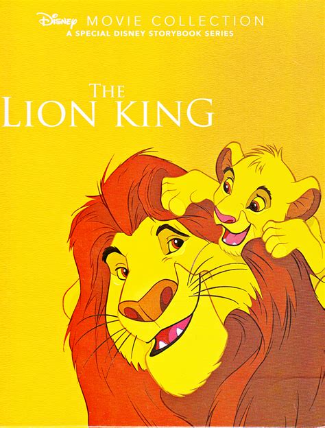 walt disney book scans  lion king  story  simba english version walt disney