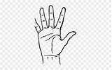 Pinclipart Fingers Webstockreview sketch template