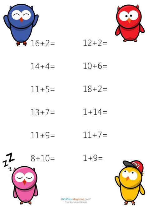 sums   worksheet  kidspressmagazinecom