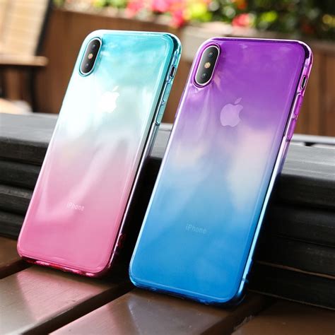 Kisscase Gradient Color Phone Case For Iphone X Xr Xs Max
