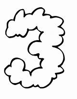 Cloud Coloring Clouds Numbers Pages Clipart Cliparts Clip Printables Printable Library Popular Books Favorites Add sketch template