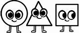 Shapes Coloring Cute Pages Cartoon Circle Triangle Morphle Kids Printable Wecoloringpage Shape 2d Drawing Pet sketch template