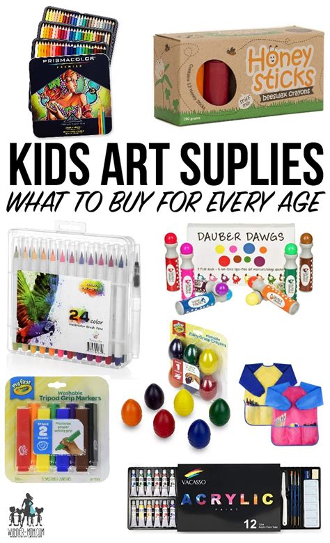 kids art supplies   buy   age