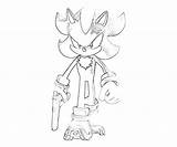 Coloring Shadow Hedgehog Pages Library Clipart Color Cartoon sketch template