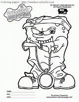 Gangster Spongebob Coloring Pages Timeless Miracle sketch template