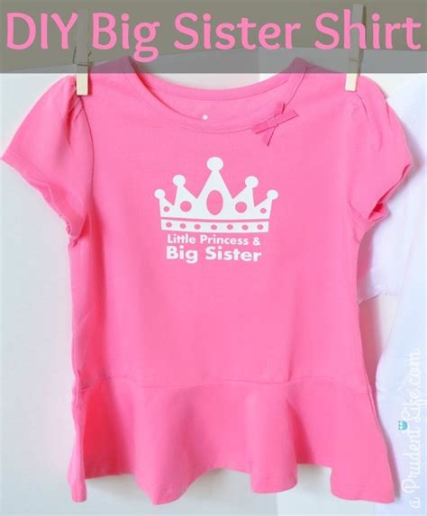 new sibling t idea big sister little princess shirt