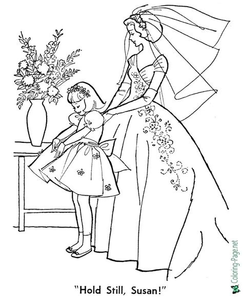 wedding bride coloring pages coloring book pages coloring books