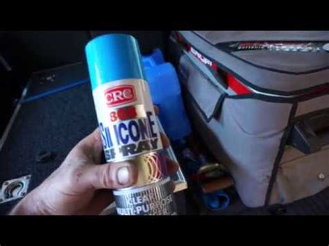silicone spray lubricate drawer sliders tip youtube