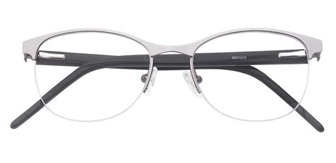 cornelia browline prescription glasses silver women s eyeglasses